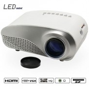 Portable Mini LED Home Multimedia Cinema LED 1080P Projector